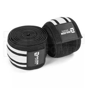 Enveloppes de genou en coton élastique de haute qualité pour l'haltérophilie et la musculation Logo personnalisé Option produit de sécurité de remise en forme - Product Image 1