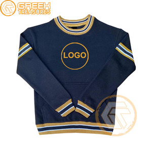 Sudadera de lana de algodón Alpha de alta calidad personalizada Phi Fraternity bordado transpirable Sorority diseño de impresión para hombres - Product Image 6