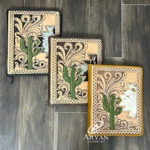 แฟ้มสะสมผลงานหนังวัวมี3ห่วงพร้อมซิปสำหรับผู้ชายและผู้หญิง - Product Image 1