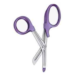 Tijeras de vendaje Sutur Kit Tijeras en ángulo a lado dentado Interior 1 Sonda de hoja puntiaguda 180 mm 7 "Enfermera Medic Instrumento - Product Image 6