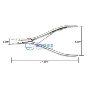 Pince à épiler et à épiler en acier inoxydable avec 2 trous, 1 pièce, bon marché - Product Image 5