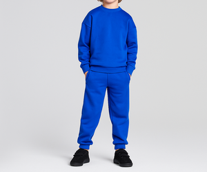 ชุดวอร์มเสื้อสเวตเตอร์คอกลมแขนยาว2ชิ้นระบายอากาศใส่ได้ทั้งชายและหญิง - Product Image 3