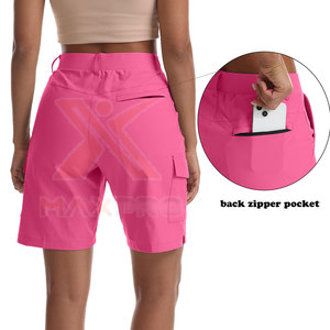 <b>Women's</b> Breathable Canvas <b>Cargo</b> <b>Shorts</b> Lightweight 100% Cotton High Quality Apparel Wholesale - Product Image 3