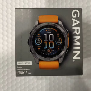 MEILLEURE OFFRE Montre connectée GPS multisports Garmin Fenix 8 authentique - 51 mm AMOLED Sapphire Titanium Orange - Product Image 4