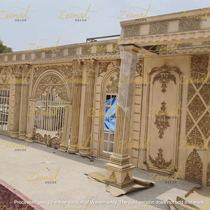 Scène de mariage indien traditionnel de super qualité avec des rideaux riches Scène de velours de luxe de l'exportateur indien au meilleur prix - Product Image 2