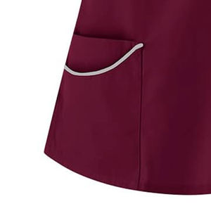 Ensembles de gommage pour femmes infirmière gommage uniforme travail à manches courtes costume col en v conception col montant manches courtes gommages uniformes ensembles - Product Image 6