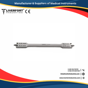 Qualità Premium staffa misuratore di altezza <span class=keywords><strong>3</strong></span>.5mm-5mm strumenti ortodontici dentali grado tedesco in acciaio inox chirurgico strumenti orali - Product Image 3