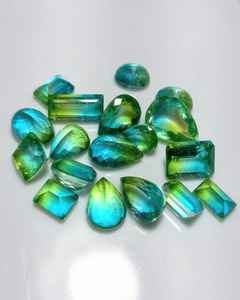 Accesorios de moda Cabujón de corte redondo ovalado de vidrio natural para la fabricación de joyas Piedras preciosas sueltas de La India - Product Image 2