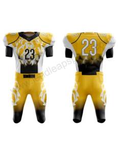 ชุดยูนิฟอร์มอเมริกันฟุตบอลสั่งทำพิเศษ เสื้อผ้ากีฬา แขนสั้น ระบายอากาศได้ดี ไซส์ใหญ่ สีพื้น โพลีเอสเตอร์ 100% - Product Image 2