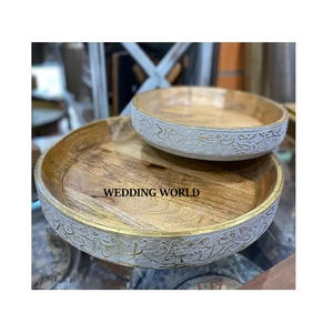 ชุดถาดชอคโกแลต2ชิ้นอุปกรณ์ทำมือทรงกลมตั้งโต๊ะใหม่สุดหรู - Product Image 1