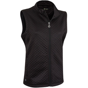 เสื้อกั๊กกันลมมีซิปสำหรับผู้หญิงเสื้อกั๊กกันลมแขนครึ่งแขนซับในฤดูหนาว - Product Image 2