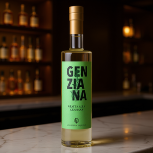 Gentiana para Licor, 38% de Contenido de Alcohol, 0.5 L x 6 Botellas, Licorería Friulana SRL, Transparente - Product Image 3