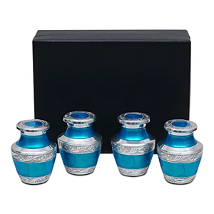 Urna hecha a mano con Logo personalizado para cenizas, urnas funerarias de Metal, recuerdo de cremación, nuevo diseño - Product Image 6