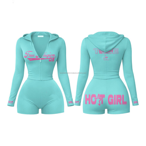 ชุดเสื้อสเวตเตอร์ปักลายแบบกำหนดเองสำหรับผู้หญิง ชุดฮู้ดดี้และกางเกงจ็อกเกอร์แบบเรียบง่ายลำลอง ชุดผ้าฝ้ายฟลีซสำหรับผู้หญิงและผู้ชาย ชุดกางเกงขาสั้น - Product Image 3