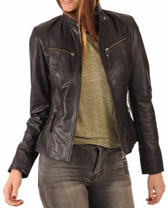 Chaqueta de invierno para exteriores Color sólido con cremallera Chaqueta de moda Ropa de invierno Mejor llegada Chaquetas transpirables para mujeres genuinas - Product Image 3