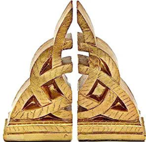 Porte-livres élégants en forme de sphère armillaire dorée pour un bureau classique. Disponible aux prix de gros. - Product Image 2