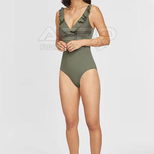 Venta al por mayor 2025 Traje de baño de mujer suave personalizado Cómodo y último diseño a precio de fábrica-1 pieza - Product Image 6