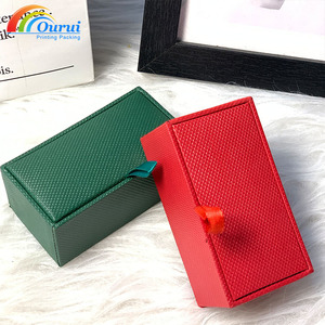 Caja de Clip para Corbata Cuadrada Verde Clásica para Hombre, Precio Bajo, Moda, Gemelos de Una Banda, Cajas de Joyería para Empaque - Product Image 6