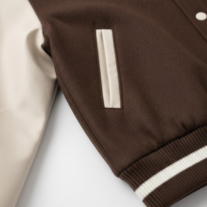 Chaqueta Universitaria Extra Grande para Mujer, Forro de Piel de Oveja y Algodón, Estilo Béisbol Hecho a Medida, Ropa Exterior Informal, Abrigo de Moda Urbana - Product Image 6