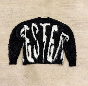 Sudadera de Punto Unisex con Logotipo Personalizado Bordado 2025, Sudadera Ecológica de Lana para Invierno - Product Image 2