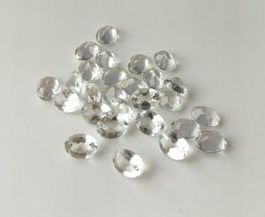 3x5mm-20x30mm ควอตซ์ใสธรรมชาติอัญมณีทรงวงรีเหลี่ยมเพชรพลอยหลวมเจียระไนแบบใสสำหรับทำเครื่องประดับ - Product Image 5