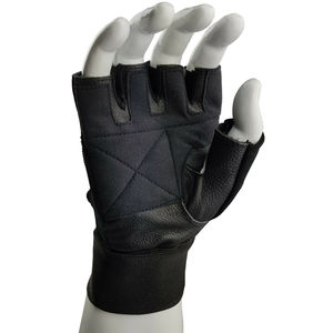 Gants unisexes en microfibre à demi-doigts, antidérapants, avec fermeture à boucle, pour les sports de plein air, la remise en forme, la musculation, la musculation, la salle de sport - Product Image 3