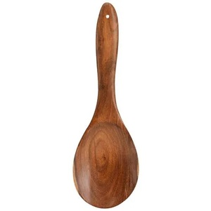 Top vente 2024 dernière conception ustensiles de cuisine en bois polyvalents cuillère de service beaux ustensiles de cuisine en bois naturel pour les mariages - Product Image 3