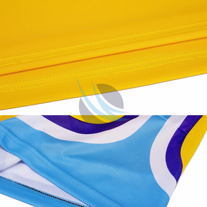 100% Polyester Materiaal Van Hoge Kwaliteit Basketbaluniform Beste Ontwerp Aangepast Buitensportkleding Basketbaluniform - Product Image 4