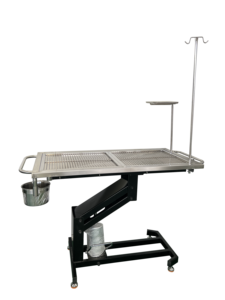 Mesa <span class=keywords><strong>de</strong></span> Operaciones Hidráulica Veterinaria <span class=keywords><strong>de</strong></span> Acero Inoxidable 304, Tamaño Pequeño, con Pedal, para Hospitales y Clínicas Veterinarias - Product Image 1