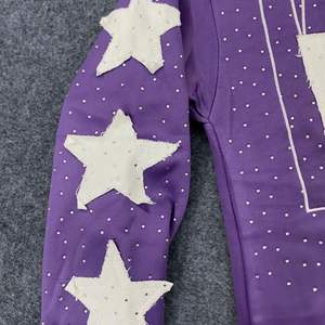 <b>Trendy</b> Unisex Streetwear Knitted <b>Hoodie</b> Custom Made Distressed Embroidery OEM Best Selling Vintage 100% Cotton Autumn - Product Image 4