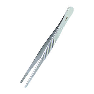 Pince de cuisine professionnelle en acier inoxydable dentelée de 14 cm, extra-longue et durable, pour un placage de précision en cuisine - Product Image 1