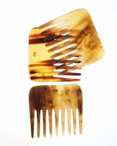 หวีทำจากเขาควายหวีฮอร์นแบบธรรมชาติกันไฟฟ้าสถิตสำหรับเป็นของขวัญวันหยุดโดยงานฝีมือจันทร์เสี้ยว - Product Image 3