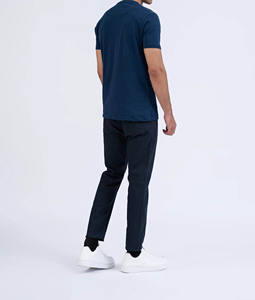 Camiseta Polo de manga corta informal cómoda para hombre, diseño de patrón sólido, secado rápido para Fitness, venta de etiqueta privada al por mayor - Product Image 3