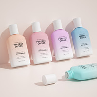 Flacon de shampoing biodégradable en PET pour soins de la peau, avec bouchon à vis unique en céramique, pour cosmétiques et toner