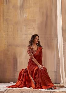 Saree indien de qualité supérieure avec impression numérique florale et chemisier fantaisie disponible à des prix raisonnables de l'Inde - Product Image 5