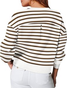 Femmes 2024 Printemps Nouvelle Mode Pullover plissé à col en O Sweatshirts Fabricant Manches longues Casual Female Pullovers Chic Tops - Product Image 3