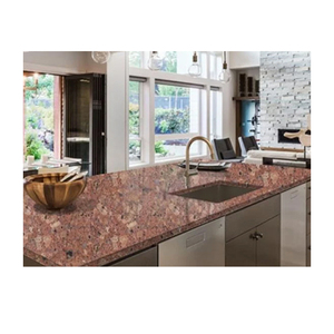 Carreaux en granit de soie de cuivre pour pavage extérieur, revêtement de sol intérieur et construction commerciale - Product Image 2