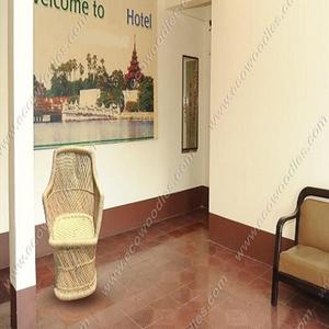 Chaise en osier de bambou artisanal écologique pour le jardin extérieur Meubles de patio Salon Chambre à coucher Restaurant Utilisation - Product Image 5