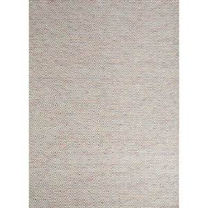 Abrash Adwv-13047 Geometric Pattern Wool & Viscose Flat Weave Pink & Purple <b>Rugs</b> for Home Use - Product Image 1