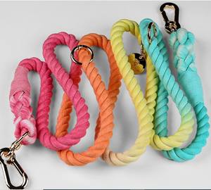 100% correa de algodón personalizada para caminar para perros algodón duradero y fuerte - Product Image 1