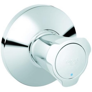 Conjunto de válvula oculta de acero inoxidable azul EBT para montaje en pared, para suministros de baño y aseo Costa Mark 20-200mm - Product Image 1