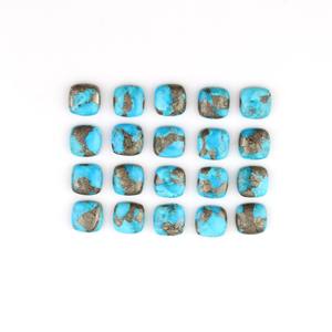 Cojín Flatback de 12mm de alta calidad, corte Natural, pirita suave, turquesa, fabricación de joyas DIY, cabujón suelto, venta al por mayor - Product Image 3