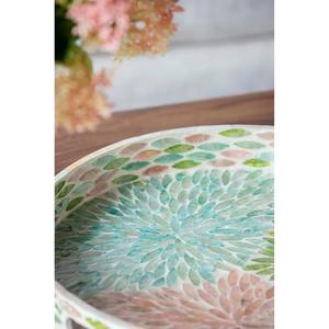 Plateau design boîte antique artisanale plateau multi-usage en incrustation d'os pour servir l'affichage et le stockage élégant fabriqué à la main en Inde - Product Image 3