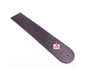 Bisagra de hierro fundido Bisagra de correa frontal Bisagras de puerta negras de nuevo diseñador Hierro decorativo Vintage negro - Product Image 2