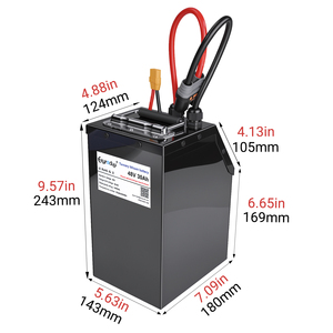 Batterie au lithium ternaire 48V 30Ah 32Ah 36Ah 40Ah avec BMS Bluetooth ANT et boîtier métallique pour vélo électrique EM 5 - Product Image 4