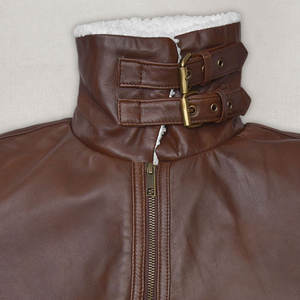 Veste en cuir véritable 2026 pour homme, veste en cuir d'agneau classique, veste en cuir tendance, veste de motard, veste imperméable - Product Image 3