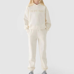 ชุดวอร์มแบบสวมหัวมีฮู้ดของเด็กผู้หญิงชุดวอร์มแบบสวมหัวแบบลำลองระบายอากาศคุณภาพสูง - Product Image 1