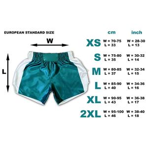 Shorts de Muay Thai professionnels pour hommes, vêtements de sport pour le kick-boxing et les arts martiaux, vente en gros, confortables, en spandex et polyester. - Product Image 3