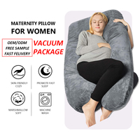 Almohadas de Embarazo para Dormir, Almohada de Maternidad de 57 Pulgadas para Mujeres Embarazadas con Funda Extraíble y Lavable