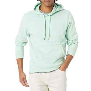 Sweat à capuche homme 100 coton style streetwear pull ample avec manches longues et doublure en polaire douce - Product Image 1